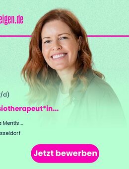Physiotherapeut*in (m/w/d) - Düsseldorf