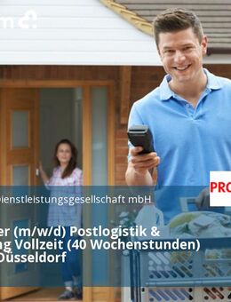 Mitarbeiter (m/w/d) Postlogistik & Verwaltung Vollzeit (40 Wochenstunden) Standort Düsseldorf - Düsseldorf
