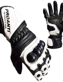 PROANTI Motorradhandschuhe Race Leder