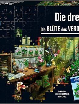 Kosmos Puzzle Krimipuzzle Die drei ??? Die Blüte des Verderbens, 300 Puzzleteile, Made in Germany