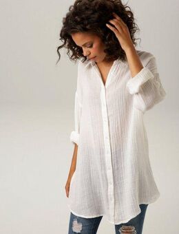 Aniston CASUAL Hemdbluse in trendiger Musselin-Qualität