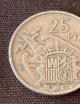 Münze Münzen Umlaufmünze Spanien 25 Pesetas 1957 im Stern 59 - Alzey