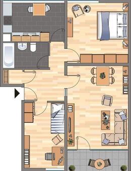3-Zimmer-Wohnung in Dortmund Scharnhorst - Dortmund