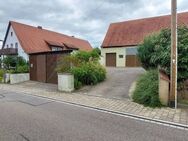 Ehem. Bauernhof mit Nebengebäuden, Halle und großem Grundstück - Westheim