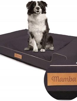 Handgemachtes Design Hundebett / Tierbett mit Namensschild: Exklusiver Schlafplatz für Hunde & Katzen Namensschild - Wuppertal