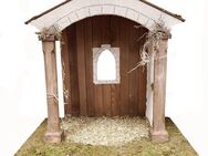 Alfred Kolbe Krippe Krippenstall für 25 cm Figuren, Weihnachtsdeko (1-tlg), Echtholz