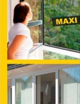 SCHELLENBERG Fliegengitter-Gewebe Maxi für große Fenster, (Packung, 1-St), Insektenschutz und Mückenschutz, 150 x 300 cm, anthrazit und weiß