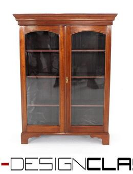 Top! klassische englische Vitrine / Vertiko / Schrank Mahagoni, restauriert - Hamminkeln Zentrum
