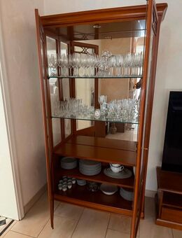 Vitrine aus Kirschbaum Holz 2x - Seligenstadt
