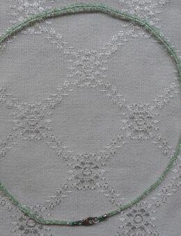 Smaragd Collier Kette 925er Silber facettiert 48 cm HSE24 - Niddatal