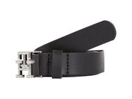 Tommy Hilfiger Ledergürtel TH LOGO 2.5 mit Monogramm- Schnalle