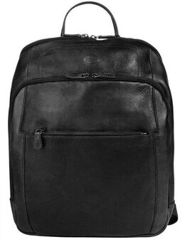 Piké Laptoprucksack, echt Leder, Made in Italy