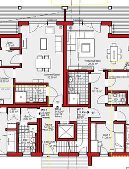 4 Zi. Erdgeschoss mit großem Garten - Neubau Wohnung - Erstbezug im Niedrigenergiehaus BJ 2026 in TOP AAA Lage von Kriftel !!! - Kriftel