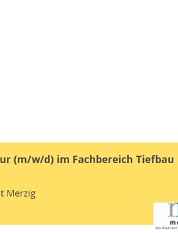 Bauingenieur (m/w/d) im Fachbereich Tiefbau - Merzig