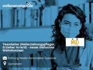 Teamleiter (Heilerziehungspfleger, Erzieher m/w/d) - neues inklusives Wohnkonzept - Gernsheim (Schöfferstadt)