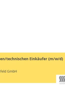 Strategischen/technischen Einkäufer (m/w/d) - Bielefeld