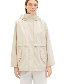 TOM TAILOR Parka mit Kordelzug an der Taille