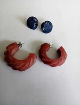 2 paar Ohrringe / Ohrstecker Modeschmuck - Essen