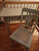 Hinkucker Retro Tisch mit Stuhl in 58454