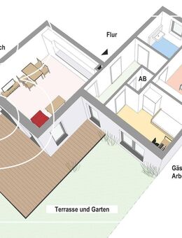 Barriefreier Neubau - Erdgeschosswohnung mit ca. 120 m² Gartenteil! - Münster