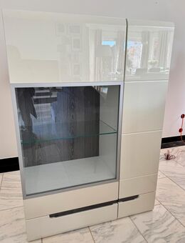 Sideboard & Vitrine Front Weiß Hochglanz - Wang