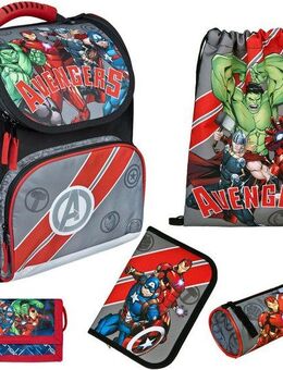 UNDERCOVER Schulranzen Clou, Avengers (5-tlg)