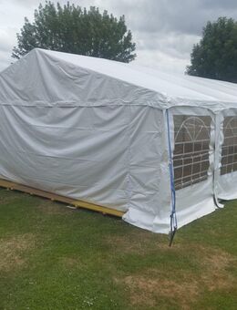 Partyzelt 6x12m mit Holzfussboden zu vermieten - Dessau-Roßlau