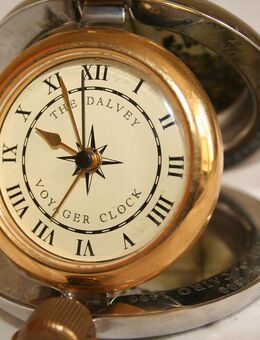 NEU Taschenuhr Die Original Dalvery Voyager Uhr Made in Scotland , Weckerfunktion - Ebhausen
