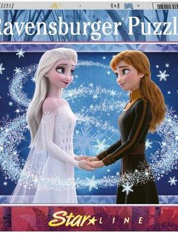 Ravensburger Puzzle Bezaubernde Schwestern, 200 Puzzleteile, mit leuchtenden Details