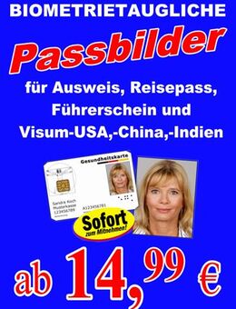 Biometrisches E- Passbild als QR-Code - günstige Passfotos in Kassel. - Kassel