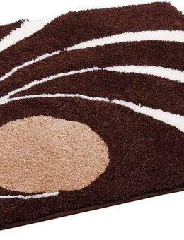 Colani Badematte Colani 18, Höhe 24 mm, rutschhemmend beschichtet, fußbodenheizungsgeeignet, Kunstfaser, quadratisch