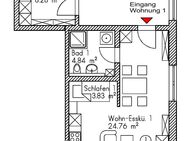 1-Zimmer-Wohnung mit Terrasse zum Kauf, Neubau in Ansbach-Eyb - Ansbach