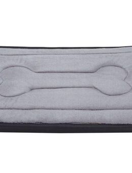 WASSERDICHTE Matratze SCHAUMSTOFF-Hundebett 130x90 Katzenbett grau Set 99 - Wuppertal