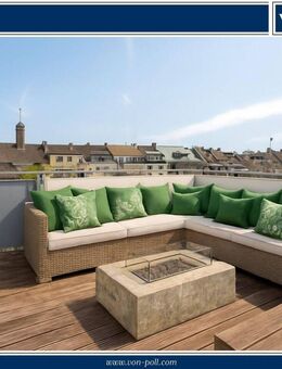 Individuelle Maisonette-Wohnung mit Dachterrasse am Rhein - Düsseldorf