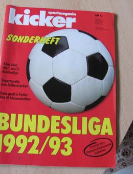 Sportmagazin Kicker 1992/93 - Lehrte