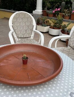 Untersetzer rund , terrakotta , 90 cm, Blumentopfuntersetzer - Berlin Spandau