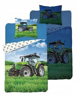 JOHN DEERE PREMIUM Bettwäsche Kissen Set Bezug leuchtet im Dunkeln 140x200 - Wuppertal