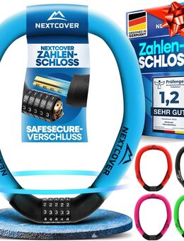 NEXTCOVER Fahrradschloss Zahlenschloss Kettenschloss blau - Birkenfeld (Baden-Württemberg)