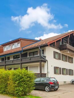 Sonnige 2,5-Zimmer-Wohnung mit Alpenblick in zentrumsnaher Lage - Oberstaufen