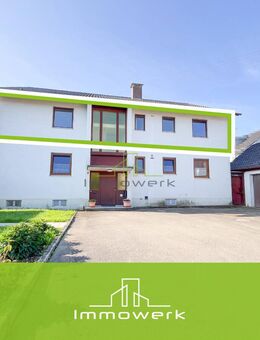 Große OG-Wohnung mit Garten und zwei Garagen in Westerheim! - Westerheim (Bayern)