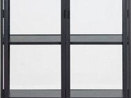 ACTONA GROUP Glasvitrine mit Glastüren und Metallrahmen, 3 Einlegeböden, B: 77 x H: 150 cm