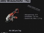 [VERMIETUNG] Akku-Winkelschleifer / Flex Einhell - Magdeburg