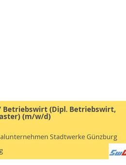 Controller / Betriebswirt (Dipl. Betriebswirt, B.A. oder Master) (m/w/d) - Günzburg