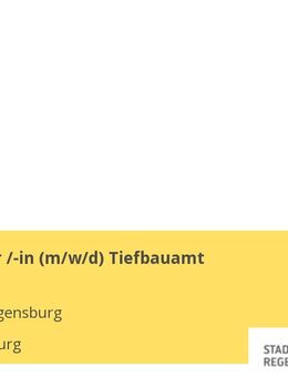 Kanalbauer /-in (m/w/d) Tiefbauamt - Regensburg