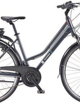 Telefunken E-Bike Trekkingrad E-Trekking Expedition XT485 Damen, 21 Gang Shimano Acera Schaltwerk, Kettenschaltung, Heckmotor, 536,5 Wh, Pedelec, Elektrofahrrad, Trekkingrad, Damen, innerhalb StVZO, 28 Zoll