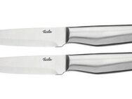Fissler Steakmesser Essential (2 Stück), Ergonomischer Griff, Wellenschliff