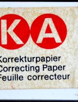 Korrekturpapier ähnlich Tipp-Ex 20 Blatt - Kiel Ellerbek