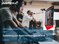 Ausbildung zum Papiertechnologen (m/w/d) - Düren