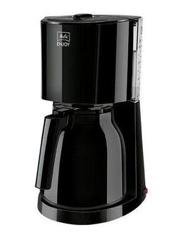 Melitta Filterkaffeemaschine Enjoy Therm 1017-06 schwarz, 1,1l Kaffeekanne, Papierfilter 1x4