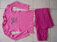 Pyjama Gr. 152 pink Pferd Schlafanzug 2teilig Langarm Schlafi - Chemnitz